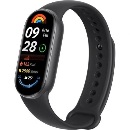 Xiaomi Smart Band 9 Negro Medianoche, Pantalla AMOLED 1.62''